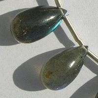 Labradorite Gemstone Tear Drops Plain