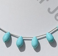 Sleeping Beauty Turquoise Chandelier Briolette