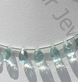 Aquamarine Gemstone Chandelier Briolette 