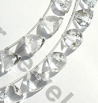 Crystal Gemstone Faceted Chestnut beads