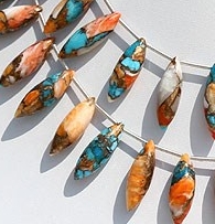 Turquoise Gemstone Dew drop briolette