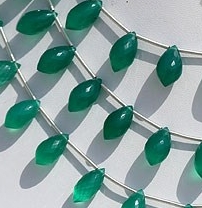 Green Onyx  Chandelier Briolette