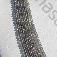 Labradorite Gemstone  Faceted Roundels