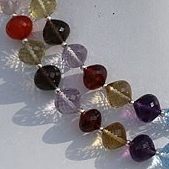 Semi Precious Gemstone Onion Cut