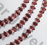 aaa Rubellite Garnet  Chandelier Briolette