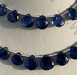 Kyanite Gemstone Heart Briolette