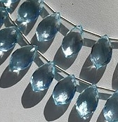 Blue Topaz Dolphin Briolette