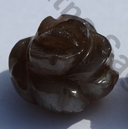 Grey Moonstone Half Drilled Gemstones