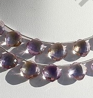 wholesale Ametrine Gemstone Cushion Beads