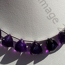 Amethyst Gemstone Faceted Chestnut