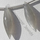 Grey Moonstone Dew Drops Briolette