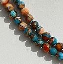 Turquoise Gemstone Faceted Round