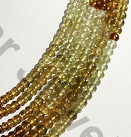 Grossular Garnet Plain Rondelle