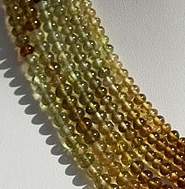 Grossular Garnet Plain Rondelle