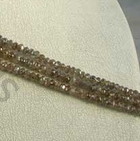 Diamond Gemstone Faceted Rondelle