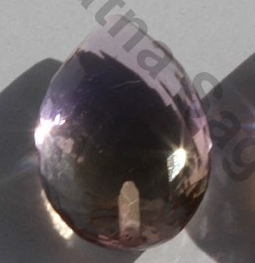 Ametrine Half drilled Gemstone