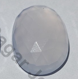 Chalcedony Gemstone Rose Cut Cabochon