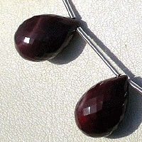 Mookaite Jasper Flat Pear Briolette