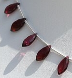 Rhodolite Garnet Dolphin Shape Beads