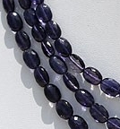 Iolite Gemstone Beads  Oval Faceted