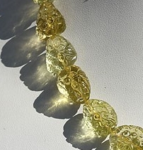 Lemon Quartz Carved Nugget