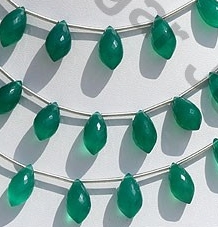 Green Onyx  Chandelier Briolette