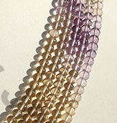 Ametrine Plain Rondelle