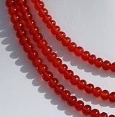 Carnelian Gemstone Plain Beads
