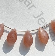 Pink Moonstone Chandelier Briolette