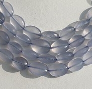 Chalcedony Gemstone Oval Faceted