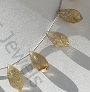 aaa Golden Rutilated Quartz Chandelier Briolette