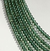 Green Apatite Plain Rondelle