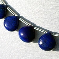 Lapis Gemstone Heart Plain
