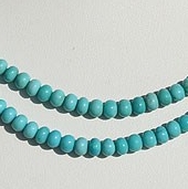 wholesale Sleeping Beauty Turquoise  Plane Rondelle 