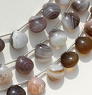 aaa Botswana Agate Gemstone Heart Plain