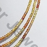 Songea Sapphire  Faceted Rondelles