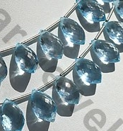 Blue Topaz Dolphin Briolette