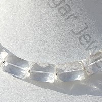 Crystal Gemstone  Faceted Rectangles