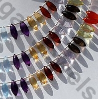 Semi Precious Gemstone Dew Drop Briolette