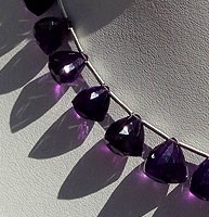 Amethyst Gemstone Faceted Chestnut
