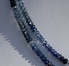 Kyanite Gemstone Faceted Rondelle