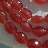 Rhodochrosite Gemstone  Oval Faceted
