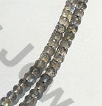 Labradorite Blue Fire Faceted Rondelle