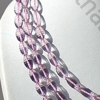 Pink Amethyst Hand Drum Shape