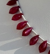 Ruby Gemstone Chandelier Briolette