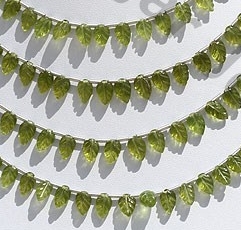 Vesuvianite Carved Leaf
