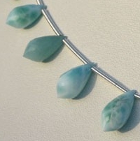 Larimar Gemstone Chandelier Briolette
