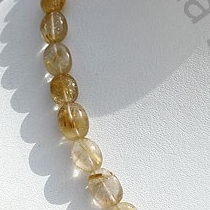Golden Rutilated Quartz Plain Oval 