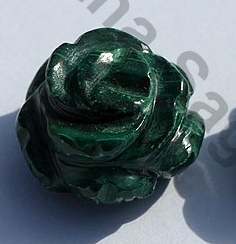 Malachite Half Drilled Gemstones