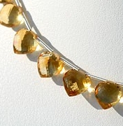 Citrine Gemstone Betel Briolette